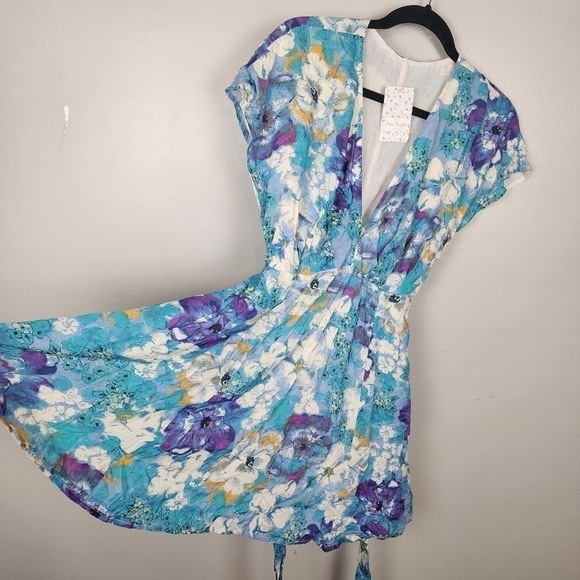 Free People freddy tie mini dress, size S, nwt - Picture 7 of 9